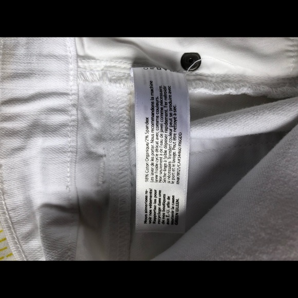 White denim pants women’s size 10-12 BNWOT - Picture 3 of 9